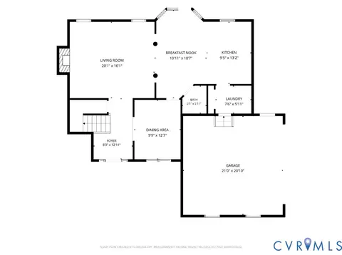 Floorplan - 11619 Explorer Dr, Midlothian, VA 23114 photo 1 of 3