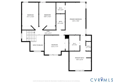 Floorplan - 11619 Explorer Dr, Midlothian, VA 23114 photo 2 of 3