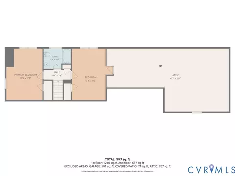 Floorplan - 7847 Beaver Dr, Gloucester, VA 23061 photo 2 of 3