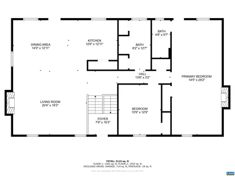 Floorplan - 109 Otterview Rd, Forest, VA 24551 photo 2 of 3