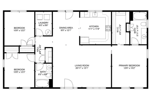 Floorplan - 512 E College St E, Bridgewater, VA 22812 photo 1 of 1