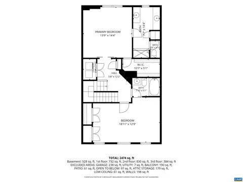 Floorplan - 2048 Avinity Loop, Charlottesville, VA 22902 photo 3 of 5