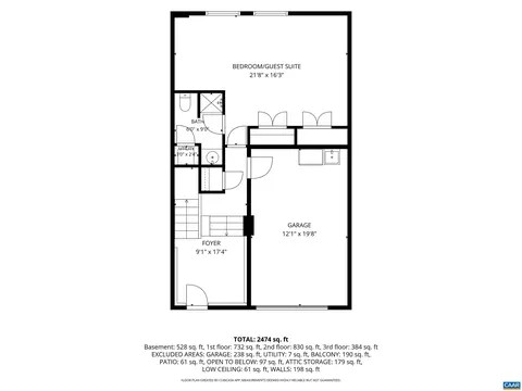 Floorplan - 2048 Avinity Loop, Charlottesville, VA 22902 photo 1 of 5