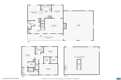 Floorplan - 45 Amethyst Rd, Palmyra, VA 22963 photo 4 of 4
