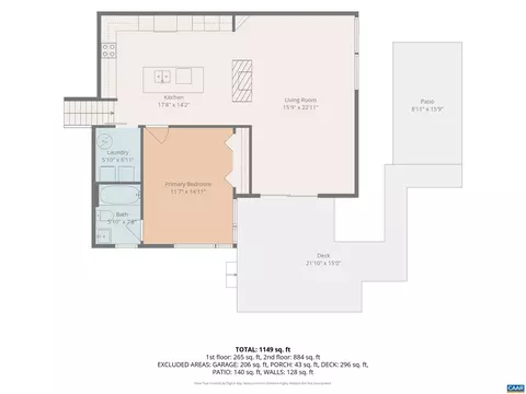 Floorplan - 101 Blithe Ct, Charlottesville, VA 22901 photo 2 of 2