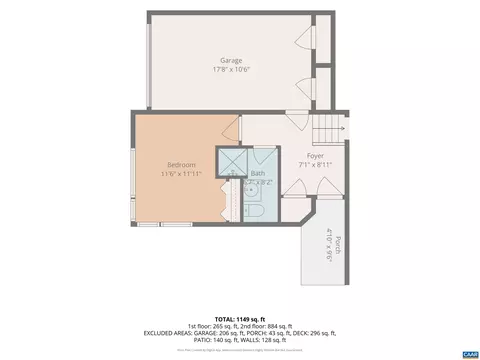 Floorplan - 101 Blithe Ct, Charlottesville, VA 22901 photo 1 of 2