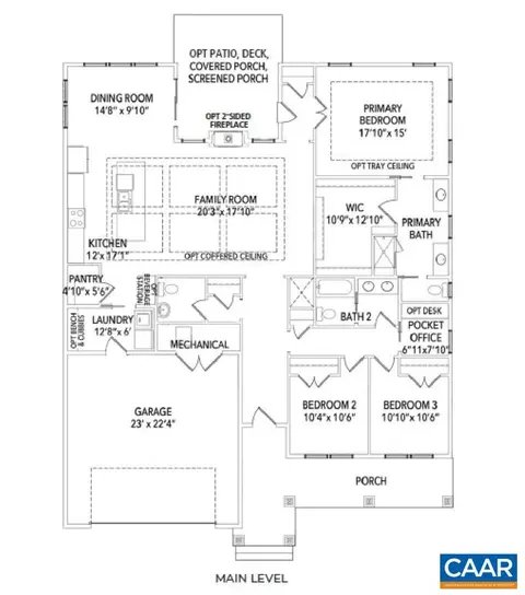 Floorplan - 470 Postles Rd # A, Charlottesville, VA 22901 photo 1 of 2