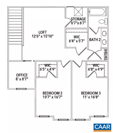 Floorplan - 1368 Marcella St, Charlottesville, VA 22911 photo 2 of 3