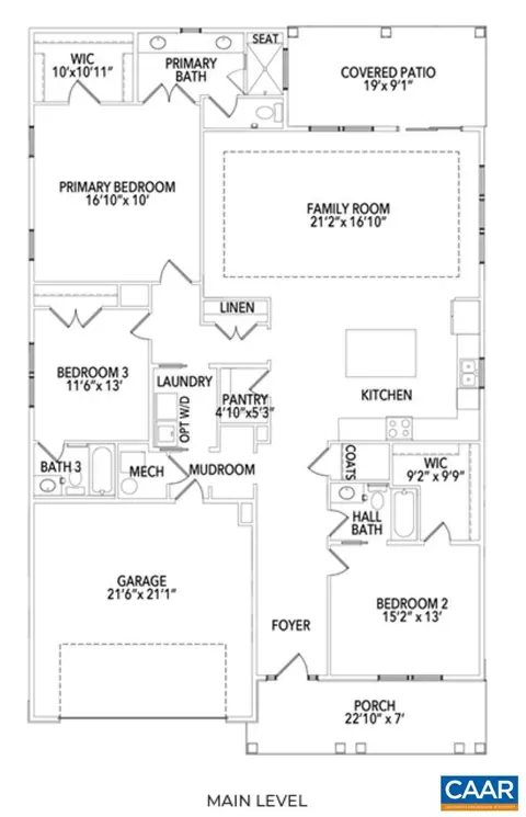 Floorplan - 466 Postles Rd # A, Charlottesville, VA 22901 photo 1 of 1