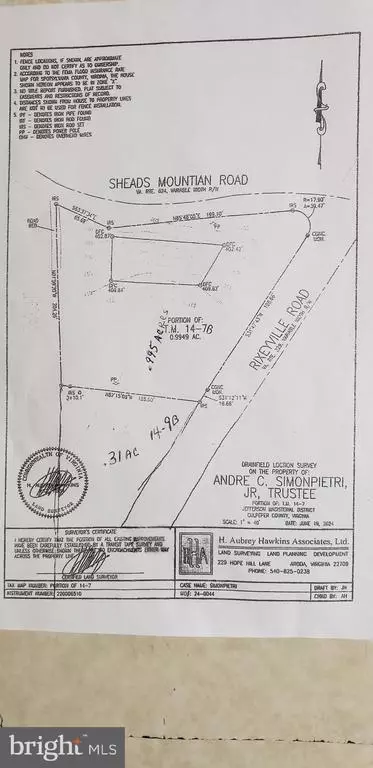 Rixeyville Rd & Sheads Mtn Rd Land, Rixeyville, VA 22737