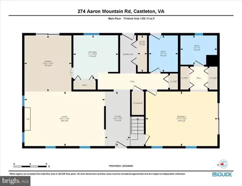 Floorplan - 274 Aaron Mountain Rd, Castleton, VA 22716 photo 1 of 2