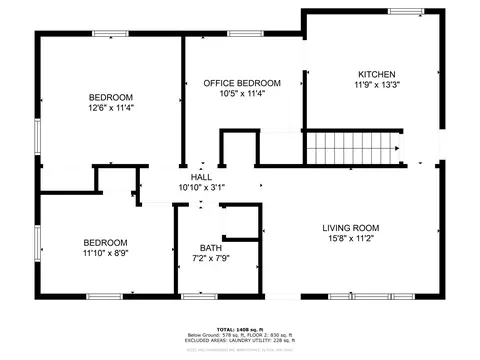 Floorplan - 2710 Embassy Dr, Roanoke, VA 24019 photo 2 of 3
