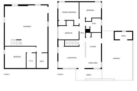 Floorplan - 3301 Ruston St NE, Roanoke, VA 24012 photo 1 of 3