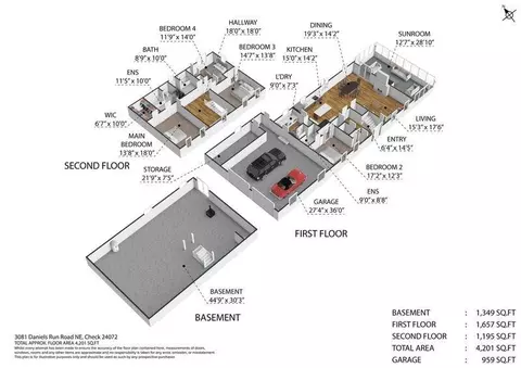 Floorplan - 3081 Daniels Run Rd NE, Check, VA 24072 photo 2 of 2