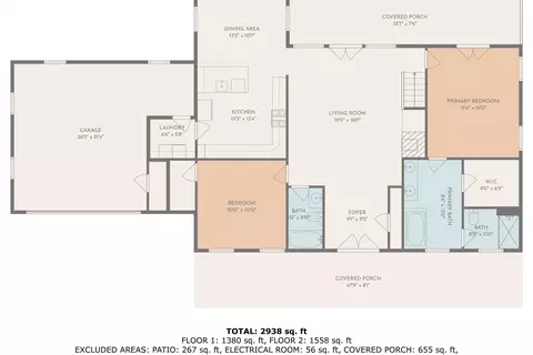 Floorplan - 155 Mountain Shore Dr, Penhook, VA 24137 photo 2 of 3