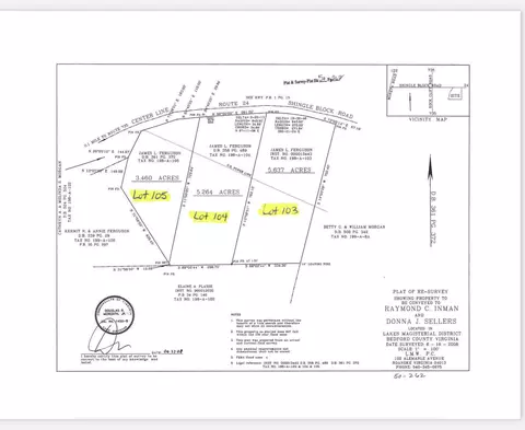 lot103 Shingle Block Rd, Bedford, VA 24523