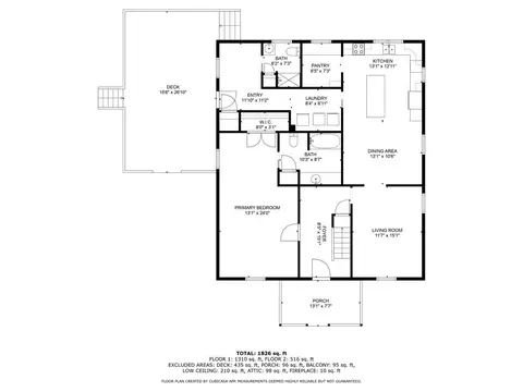 Floorplan - 1775 Dickerson Rd, Goodview, VA 24095 photo 1 of 3
