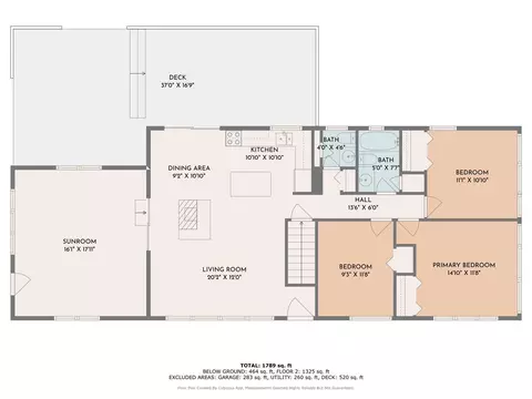 Floorplan - 910 Ridgecrest Dr, Roanoke, VA 24019 photo 1 of 3