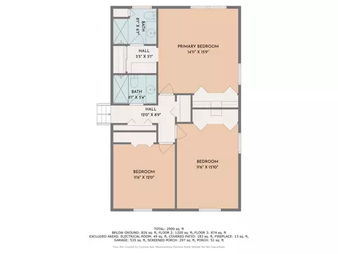 Floorplan - 1345 Stone Mill Rd, Hurt, VA 24563 photo 2 of 4