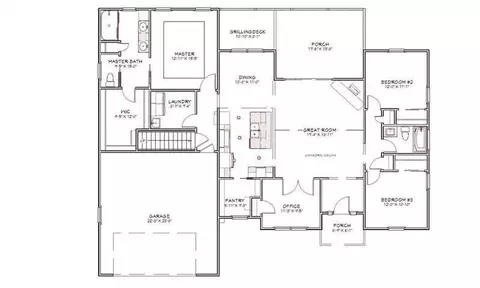 Floorplan - 342 Morgans Mill Dr, Penhook, VA 24137 photo 1 of 1