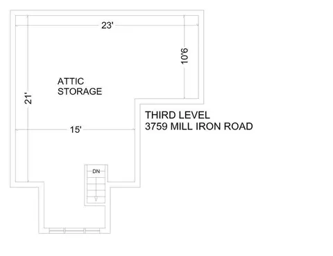 Floorplan - 3759 Mill Iron Rd, Goodview, VA 24095 photo 3 of 3