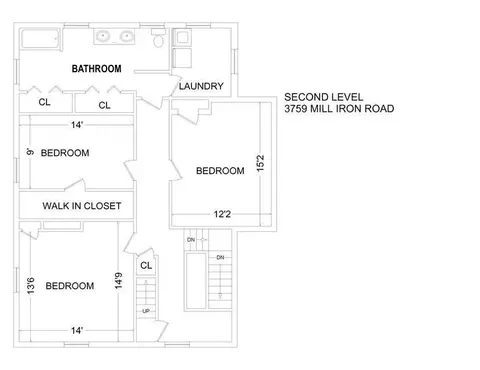 Floorplan - 3759 Mill Iron Rd, Goodview, VA 24095 photo 2 of 3