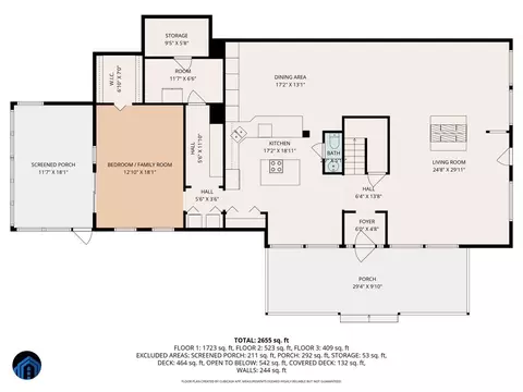 Floorplan - 549 Clydes Rd, Eagle Rock, VA 24085 photo 1 of 4
