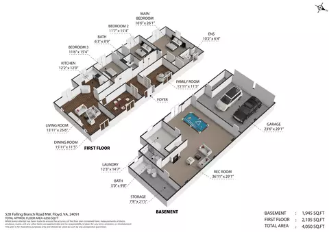 Floorplan - 528 Falling Branch Rd NW, Floyd, VA 24091 photo 2 of 2