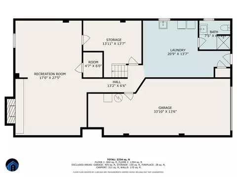 Floorplan - 1108 E Dolly Ann Dr, Covington, VA 24426 photo 3 of 3