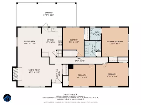 Floorplan - 1108 E Dolly Ann Dr, Covington, VA 24426 photo 1 of 3