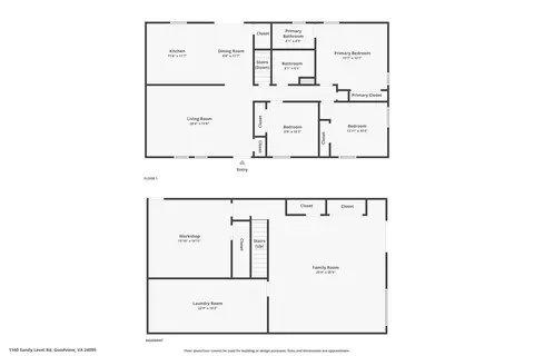 Floorplan - 1160 Sandy Level Rd, Goodview, VA 24095 photo 6 of 6