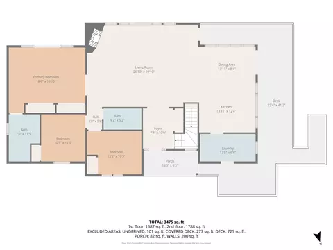 Floorplan - 1429 Longview Estates Dr, Goodview, VA 24095 photo 1 of 3