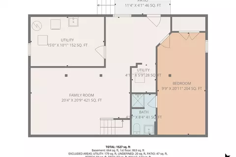 Floorplan - 1210 Howbert Ave SW, Roanoke, VA 24015 photo 2 of 3