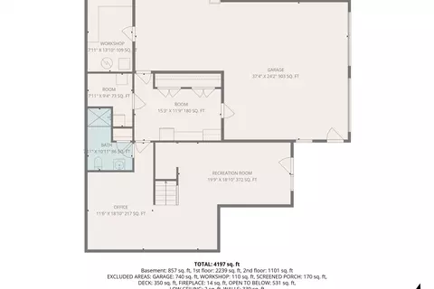 Floorplan - 5671 Split Rail Ln, Roanoke, VA 24018 photo 2 of 4