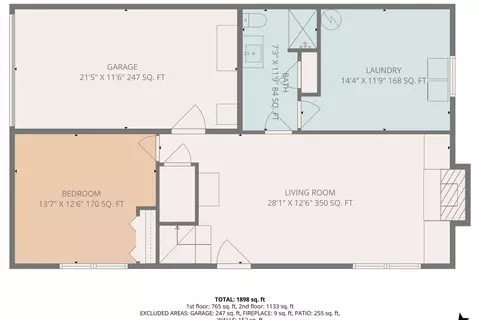 Floorplan - 1764 Hidden Forest Dr, Goodview, VA 24095 photo 1 of 3