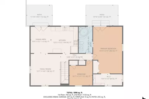 Floorplan - 1764 Hidden Forest Dr, Goodview, VA 24095 photo 2 of 3