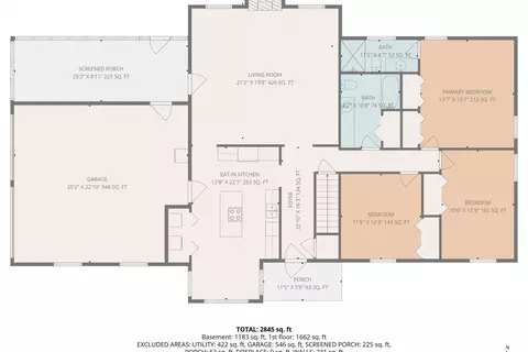 Floorplan - 206 Brookledge Dr, Vinton, VA 24179 photo 2 of 3