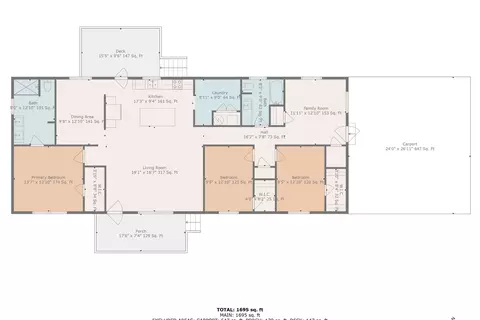 Floorplan - 4924 Horseshoe Bend Rd, Goodview, VA 24095 photo 1 of 1