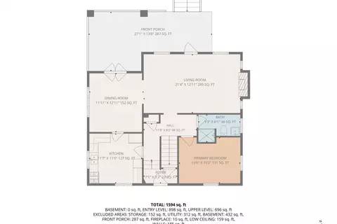 Floorplan - 125 23rd St SE, Roanoke, VA 24014 photo 2 of 4