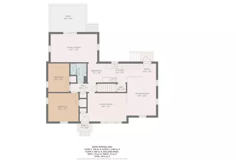 Floorplan - 2425 Edinburgh Dr NW, Roanoke, VA 24012 photo 1 of 3