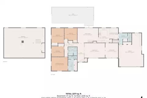 Floorplan - 5524 Highfields Rd, Roanoke, VA 24018 photo 1 of 3