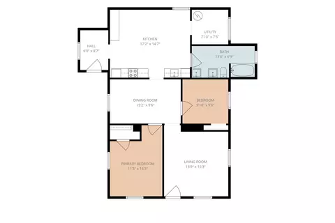 Floorplan - 446 Tinker Ave, Vinton, VA 24179 photo 1 of 1