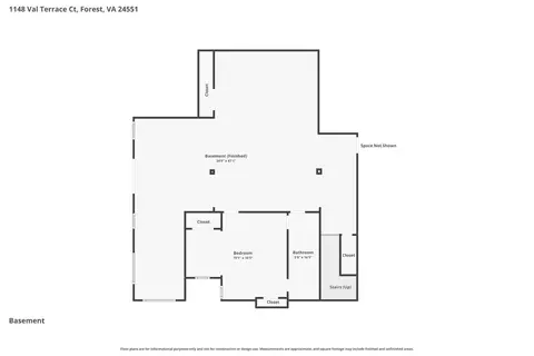 Floorplan - 1148 Val Terrace Ct, Forest, VA 24551 photo 3 of 3