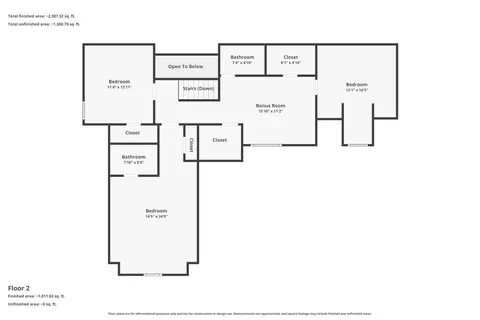 Floorplan - 1826 Austin Mill Rd, Evington, VA 24550 photo 2 of 4