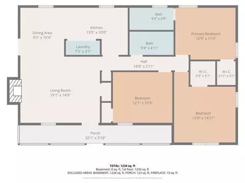 Floorplan - 536 Dunivan Dr, Rustburg, VA 24588 photo 1 of 1