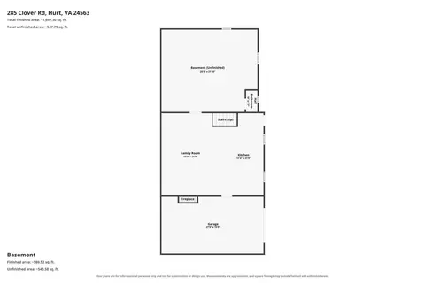 Floorplan - 285 Clover Rd, Hurt, VA 24563 photo 3 of 3
