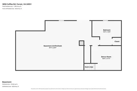 Floorplan - 3850 Coffee Rd, Forest, VA 24551 photo 2 of 2