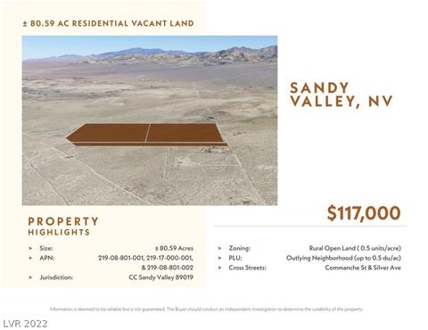 Undisclosed, Sandy Valley, NV 89019