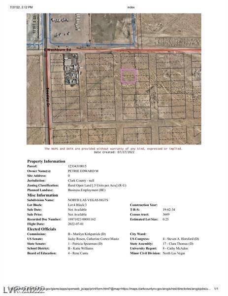 None Vacant Land, North Las Vegas, NV 89030