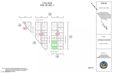 527 W Ward, Beatty, NV 89003
